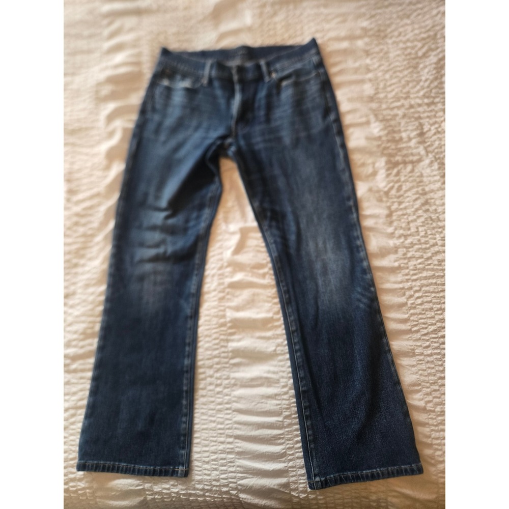 Lucky Brand Mens Blue Straight Leg Denim Jeans Classic Wash Casual Pants